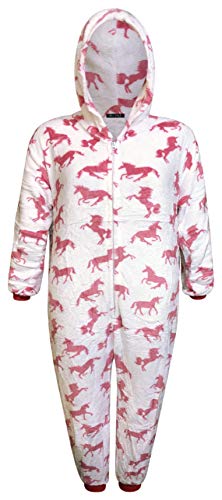 Live It Style It Kinder Einhorn Onesie Mädchen Bequeme Pyjamas Jungen weichen Schlafanzug Geschenke für Kinder Tier Jumpsuit Dress Up Kostüm von Live It Style It