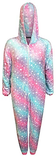 Live It Style It Einhorn Onesie Frauen Bequeme Pyjamas Mens Soft-Sleepsuit Geschenke für Damen Tier Erwachsene Overall verkleiden Kostüm von Live It Style It