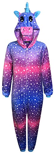 Live It Style It Einhorn Onesie Frauen Bequeme Pyjamas Mens Soft-Sleepsuit Geschenke für Damen Tier Erwachsene Overall verkleiden Kostüm von Live It Style It