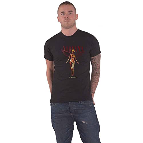 Live Nation Herren Nirvana-In Utero T-Shirt, Schwarz, (Herstellergröße: Large) von Live Nation