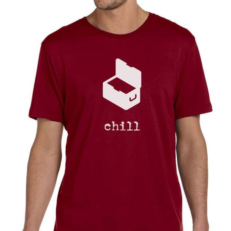 Chill - Herren Camping Shirt, T-Shirt, Siebdruck T-Shirt Outdoor Entdecker, Geschenk Für Ihn, Papa von LiveAWildLife