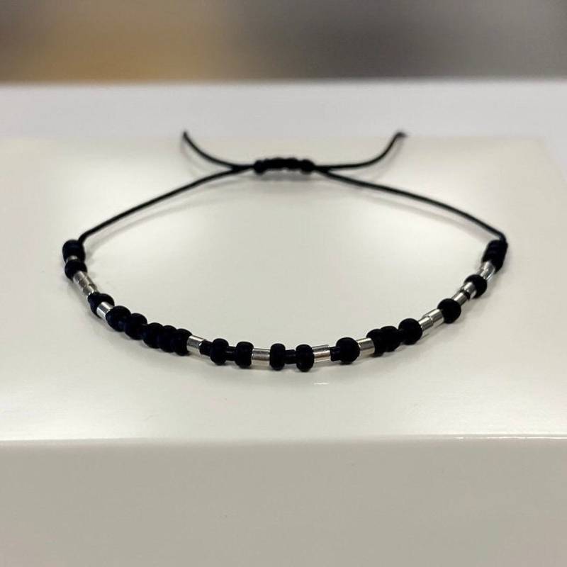 Liebe Dich Personalisierte Morse-Code-Armband, 143 Schmuck, Versteckte Nachricht Morse-Code Jubiläumsgeschenk Für Ehemann Papa Ihn von LiveGemsInspirations