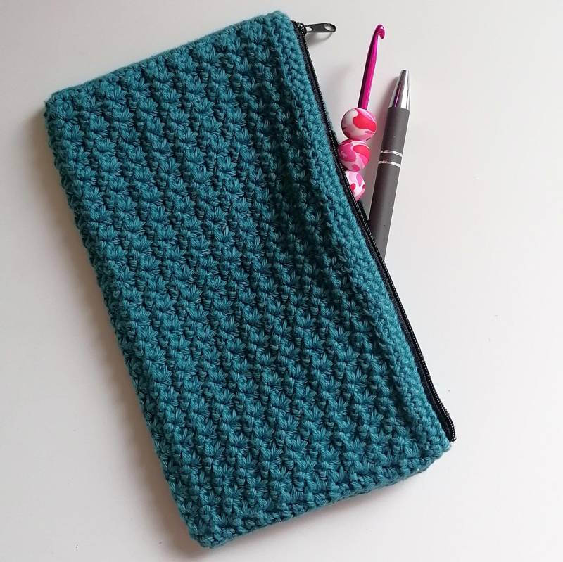 Gehäkeltes Etui Mit Inlet Und Reißverschluss - Gelb von LiveLoveCrochetSarah
