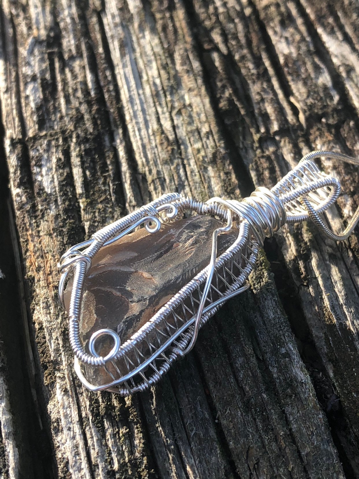 Ausgleichende Dunkelblaue Mondstein N Silber Halskette Ausgleichende Dunkelblaue Mondstein N Silber Halskette von LiveLoveCrystalShop