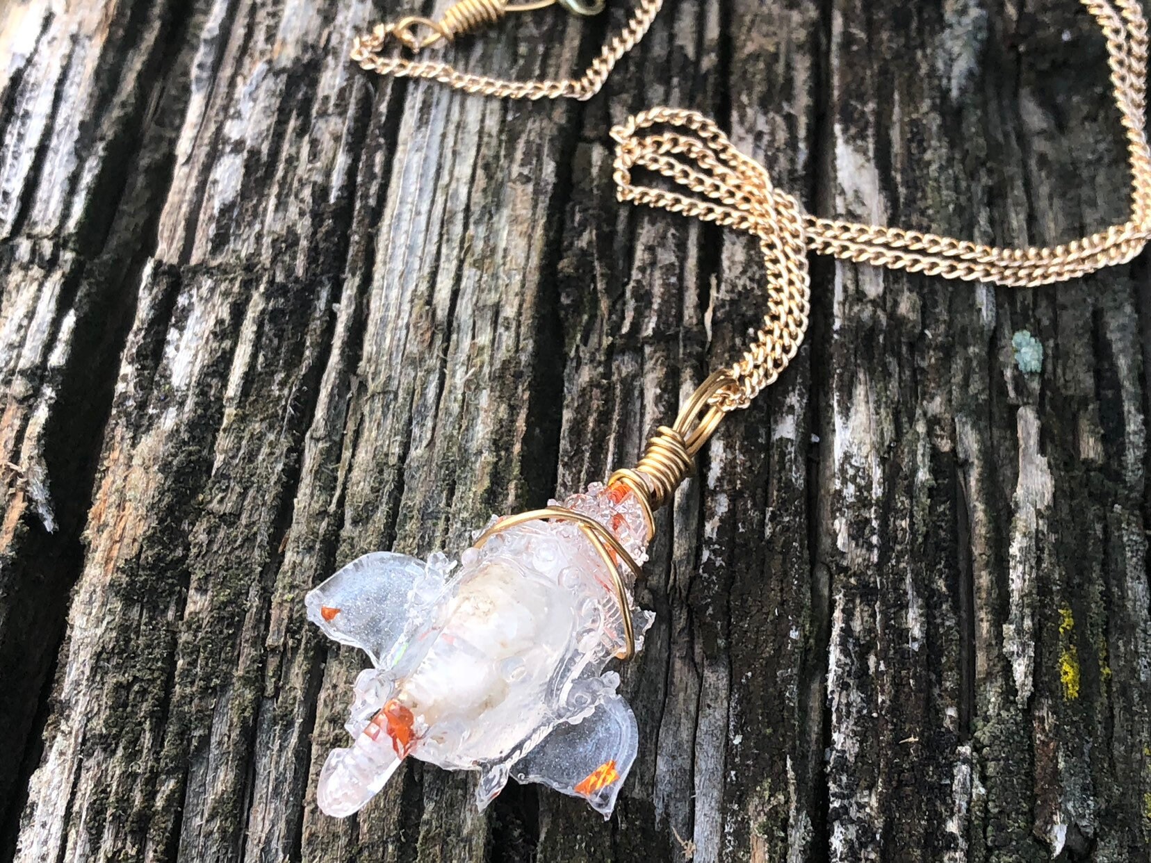 Crystal N Glitzer Ganesha Halskette Crystal N Glitzer Ganesha Halskette von LiveLoveCrystalShop