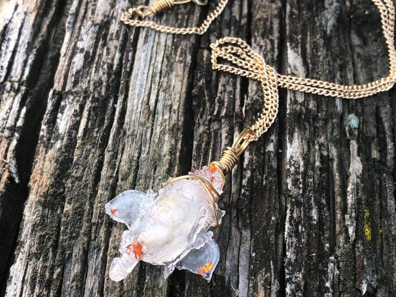 Crystal N Glitzer Ganesha Halskette Crystal N Glitzer Ganesha Halskette von LiveLoveCrystalShop