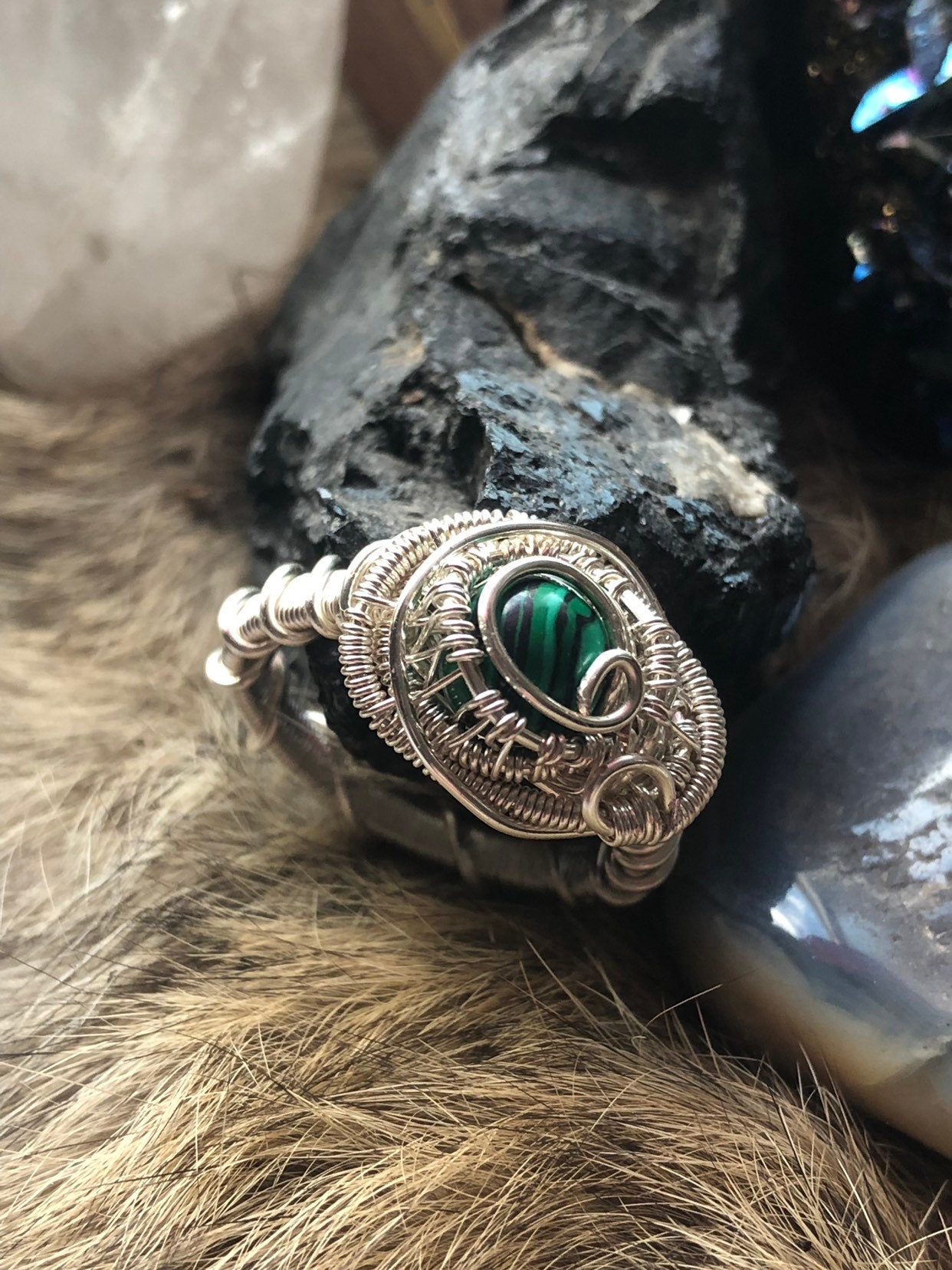 Limitierter Salemalachit Königsring Größe 10 Limitierter Salemalachit Königsring Größe 10 von LiveLoveCrystalShop