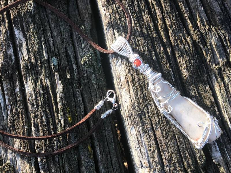 Oregon Achat N Karneol Halskette Oregon Achat N Karneol Halskette von LiveLoveCrystalShop