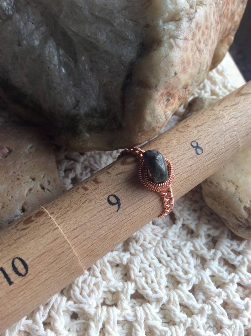 Pyrit N Kupfer Ring von LiveLoveCrystalShop