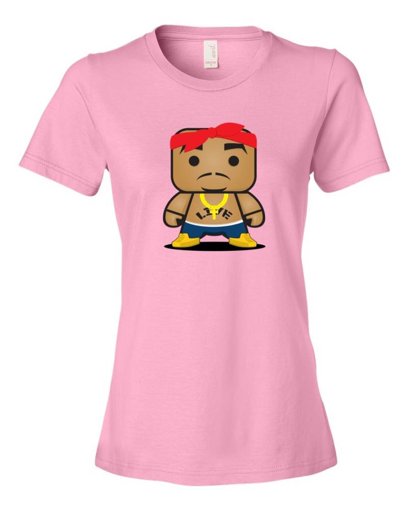 Damen Hip-Hop T-Shirt - Thug Life Adult Shirt Lil Rapper Kollektion Damen-Hemden Tupac von LiveWear