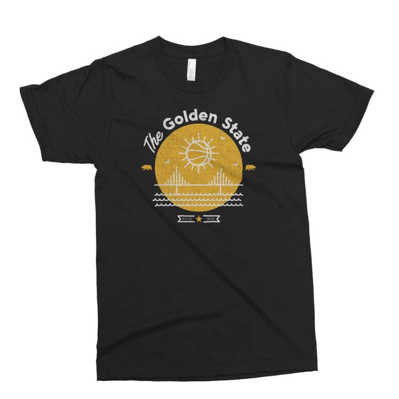 Der Golden State - California Shirt Männer Und Frauen American Apparel von LiveWear