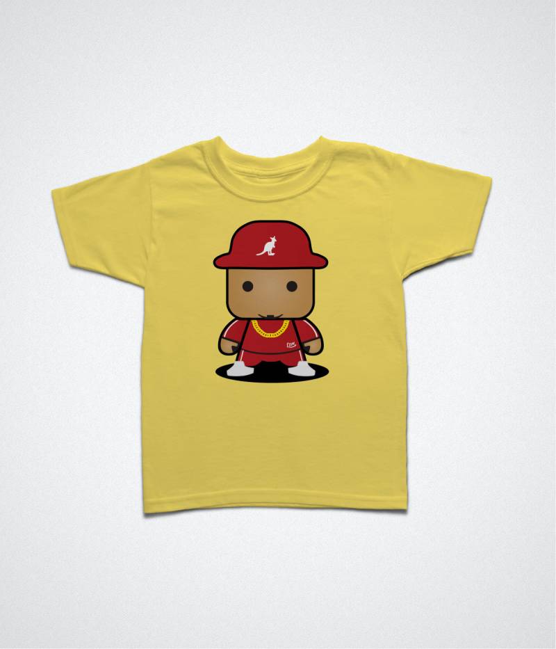 Kinder Shirt - Radio Rap T-Shirt. Und Jugendliche T-Shirts. Rapper Hip-Hip Figuren von LiveWear