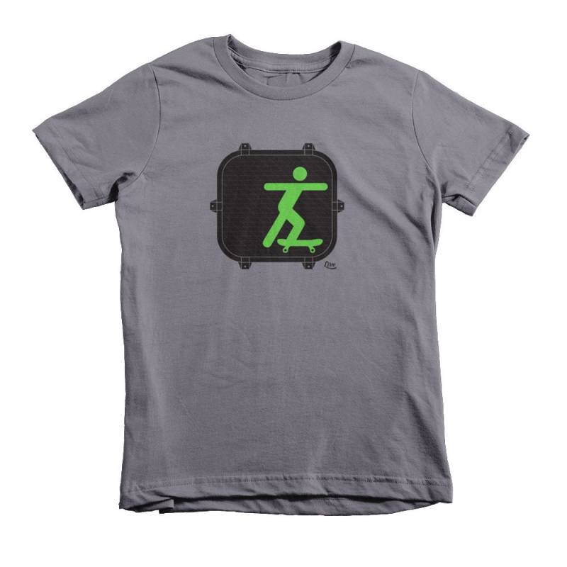 Kinder T-Shirt-Skate Und Gehen -Kleinkind Jugend Kleidung von LiveWear