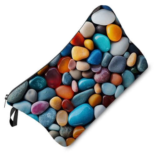 Livel lhood Make-up-Tasche mit buntem Kopfsteinpflaster, kleine Organizer-Tasche, Reißverschluss, buntes Kopfsteinpflaster-Druck, Kosmetiktasche, Geschenk für Frauen und Freunde, hzt0455 Livel lhood Make-up-Tasche mit buntem Kopfsteinpflaster, kleine Organizer-Tasche, Reißverschluss, buntes Kopfsteinpflaster-Druck, Kosmetiktasche, Geschenk für Frauen und Freunde, hzt0455 von Livel lhood
