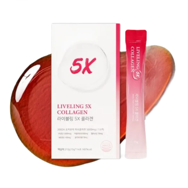 Liveling - 5X Collagen - 15g x 14pcs von Liveling
