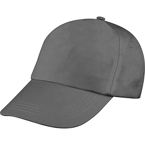Baumwoll Basecap 5 Panel/Farbe: anthrazit von Livepac-Office