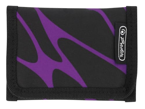Geldbörse / Geldbeutel / Farbe: schwarz-lila von Livepac-Office