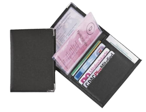 Livepac-Office Ausweistasche/KFZ Schein Schutzhülle/Farbe: schwarz von Livepac-Office