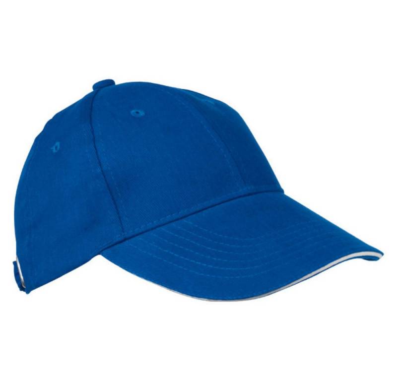 Macma Baseball Cap Baumwoll-Basecap 6 Panel heavy-brushed Cotton / Farbe: blau von Macma