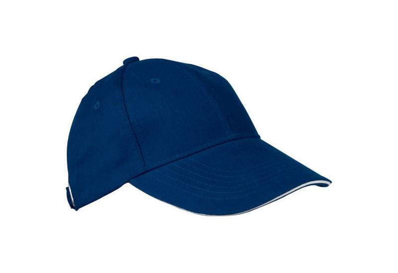 Macma Baseball Cap Baumwoll-Basecap 6 Panel heavy-brushed Cotton / Farbe: dunkelblau von Macma
