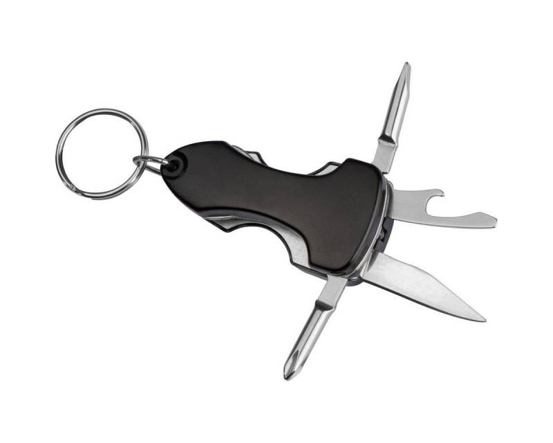 Macma Schlüsselanhänger Multitool / mit LED und Schlüsselanhänger / Taschenmesser / Farbe: sch von Macma