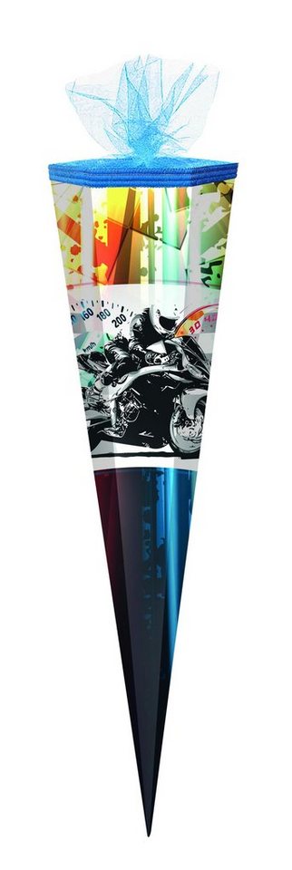 Verpackungsmittel GmbH Markneukirchen Schultüte Schultüte / Zuckertüte / 85cm / eckig / "Motor-Bike" Verpackungsmittel GmbH Markneukirchen Schultüte Schultüte / Zuckertüte / 85cm / eckig / "Motor-Bike" von Verpackungsmittel GmbH Markneukirchen