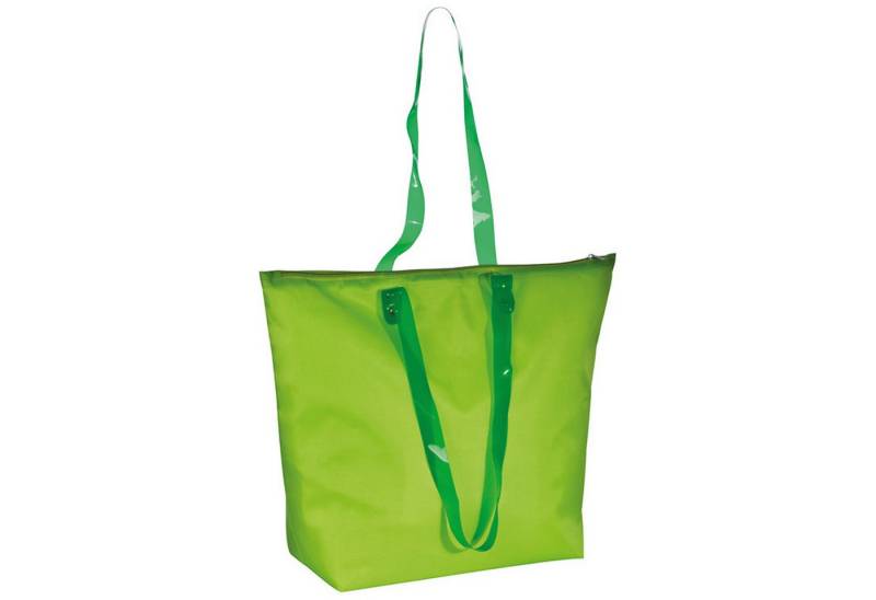 Macma Strandtasche Strandtasche / mit transparenten Henkeln / Farbe: apfelgrün von Macma