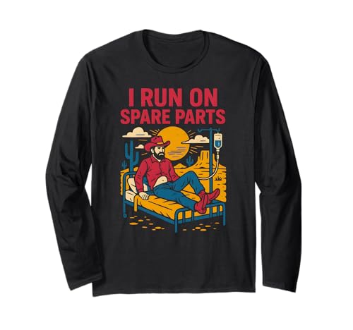 Leberchirurgie I Run on Spare Parts Fun Herren Patient Langarmshirt Leberchirurgie I Run on Spare Parts Fun Herren Patient Langarmshirt von Liver Transplant Hospital Get Well Nurse Wear