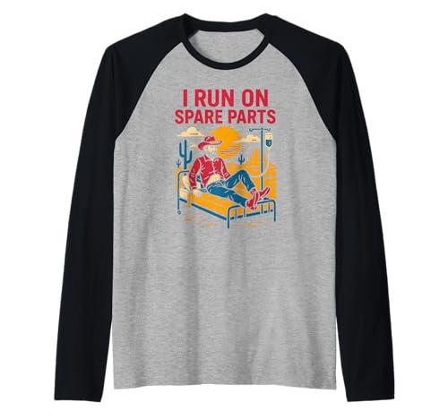 Leberchirurgie I Run on Spare Parts Fun Herren Patient Raglan Leberchirurgie I Run on Spare Parts Fun Herren Patient Raglan von Liver Transplant Hospital Get Well Nurse Wear