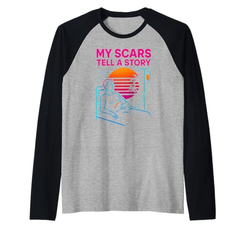 Transplant My Scars Tell a Story Vintage Herren Chirurgie Patien Raglan Transplant My Scars Tell a Story Vintage Herren Chirurgie Patien Raglan von Liver Transplant Hospital Get Well Nurse Wear