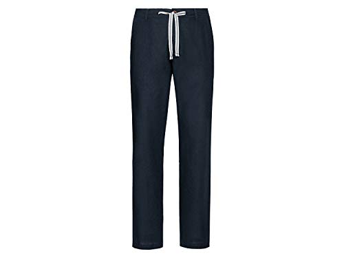 Livergy Herren Leinenhose Hose Freizeithose Navy 48 von Livergy