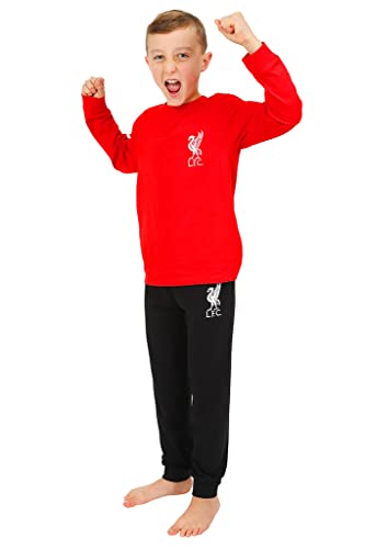 Jungen Liverpool Football Club Langer Schlafanzug Baumwolle Rot, Red, 134 von Liverpool FC