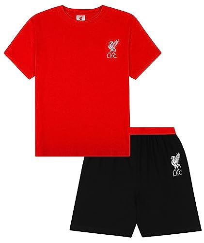 Jungen Schlafanzug Liverpool Football Club Short LFC Baumwolle Rot, rot, 10-11 Jahre von Liverpool FC