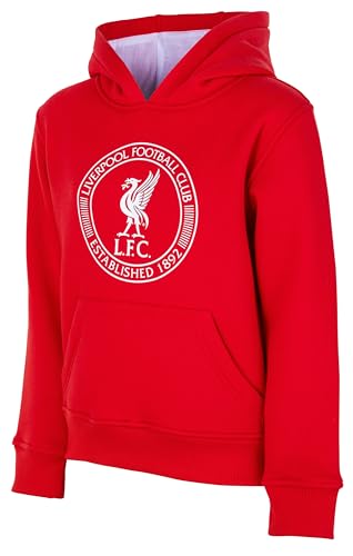 Liverpool F.C. Sweatshirt mit Kapuze, LFC Offizielle Kollektion, Kindergröße, Jungen, 12 Jahre von Liverpool FC