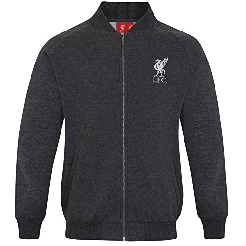 Liverpool FC - Herren College-Jacke - Retro - Offizielles Merchandise - Dunkelgrau - 3XL von Liverpool F.C.