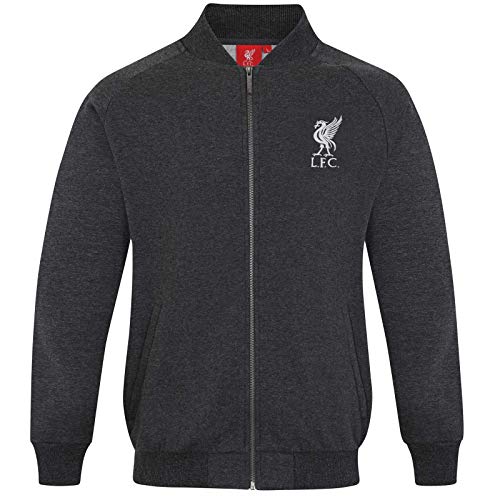 Liverpool FC - Herren College-Jacke - Retro - Offizielles Merchandise - Dunkelgrau - XL von Liverpool FC