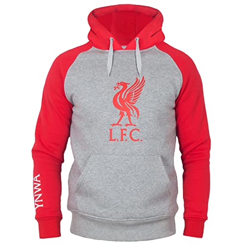 Liverpool FC - Herren Fleece-Hoodie mit Liverbird-Grafikprint - offizielles Merchandise - Geschenk für Fußballfans - M von Liverpool FC