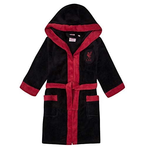 Liverpool FC - Jungen Fleece-Bademantel mit Kapuze - Offizielles Merchandise - Geschenk für Fußballfans - Schwarz - 11-12 Jahre Liverpool FC - Jungen Fleece-Bademantel mit Kapuze - Offizielles Merchandise - Geschenk für Fußballfans - Schwarz - 11-12 Jahre von Liverpool FC