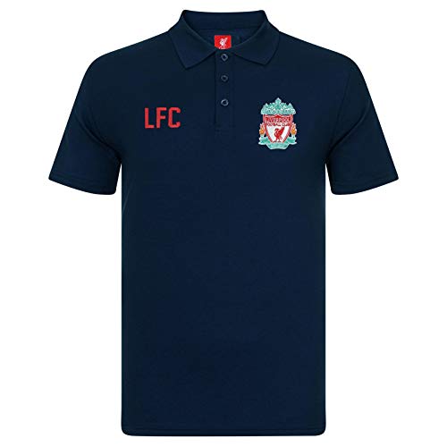 Liverpool FC - Jungen Polo-Shirt mit Wappen - Offizielles Merchandise - Dunkelblau - 4-5 Jahre von Liverpool FC