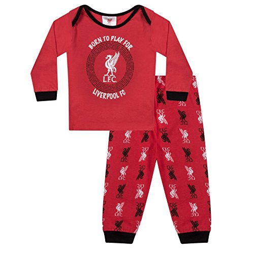 Liverpool FC - Jungen Schlafanzug - Offizielles Merchandise - Geschenk für Fußballfans - 0-3 Monate von Liverpool FC