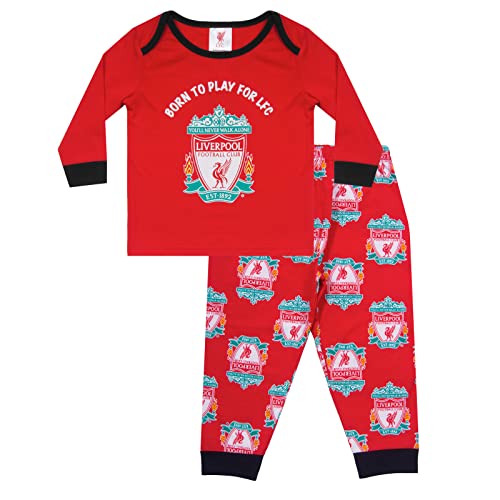 Liverpool FC - Jungen Schlafanzug - Offizielles Merchandise - Geschenk für Fußballfans - 6-9 Monate von Liverpool FC