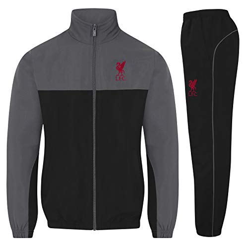 Liverpool FC - Jungen Trainingsanzug - Jacke & Hose - Offizielles Merchandise - Geschenk für Fußballfans - Rot - Liverbird - 6-7 Jahre von Liverpool FC