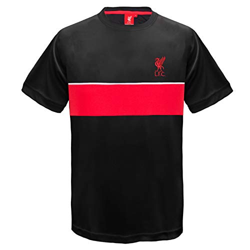 Liverpool FC - Jungen Trainingstrikot - Offizielles Merchandise - Schwarz mit rotem Streifen - 6-7 Jahre von Liverpool FC