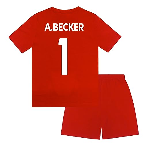Liverpool FC - Kinder Schlafanzug-Shorty - Offizielles Merchandise - Geschenk für Fußballfans - Rot A.Becker - 12-13 Jahre von Liverpool FC