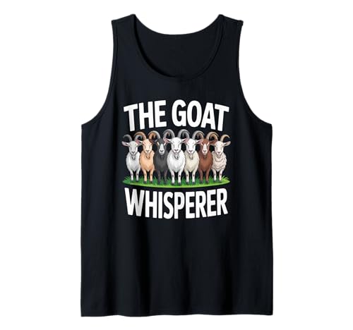 Lustiger Ziegenflüsterer Spruch Bauernhof Tier Humor Frauen Männer Witz Tank Top Lustiger Ziegenflüsterer Spruch Bauernhof Tier Humor Frauen Männer Witz Tank Top von Livestock Farmer Humor Goat Lover Dad Mom Sarcasm
