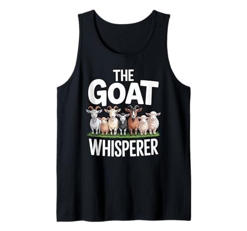 Lustiger Ziegenflüsterer Spruch Bauernhof Tier Humor Frauen Männer Witz Tank Top Lustiger Ziegenflüsterer Spruch Bauernhof Tier Humor Frauen Männer Witz Tank Top von Livestock Farmer Humor Goat Lover Dad Mom Sarcasm