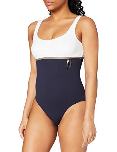 Livia Damen Badeanzug Blau Bleu (Marine), 38 von Livia