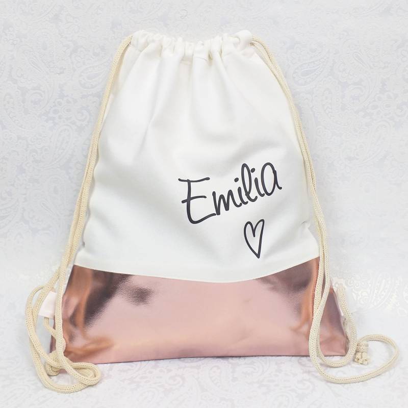 Kinder-Beutel Mit Namen Personalisiert - Geschenk Für Mädchen von LiviettaShop