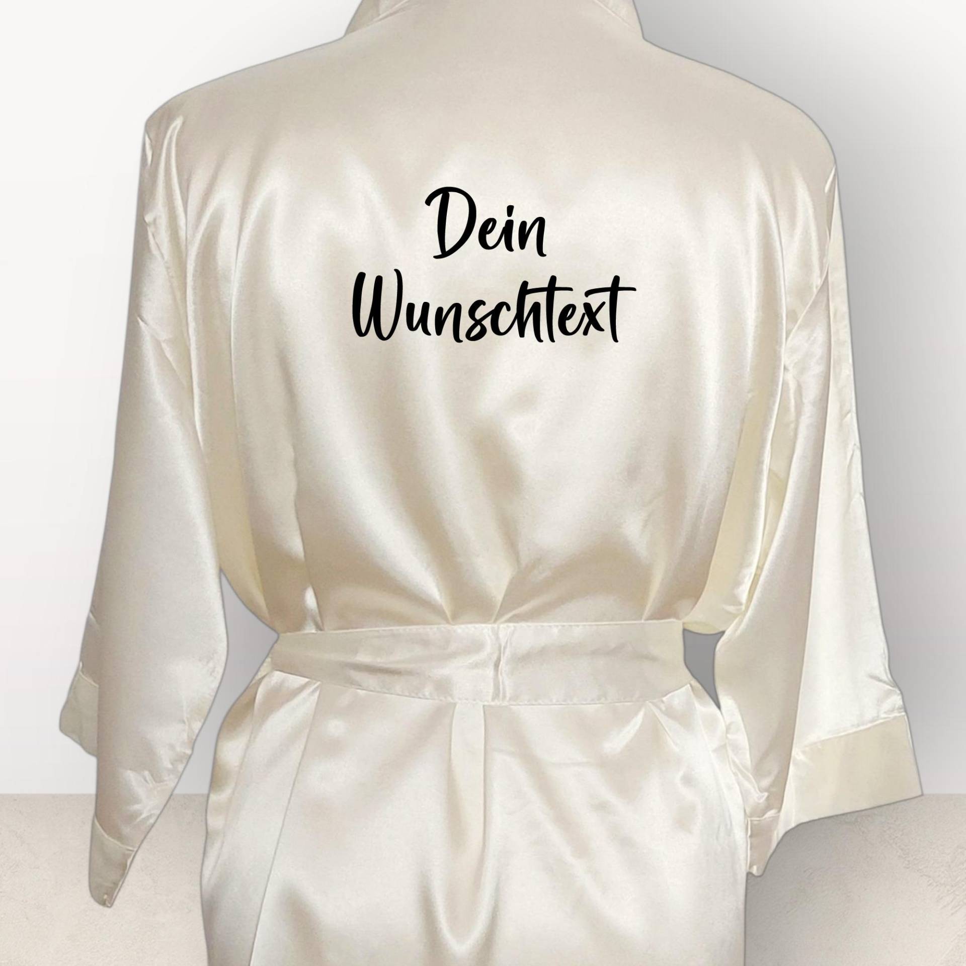 Satin-Kimono - Auf Wunsch Personalisiert Bedruckt von LiviettaShop