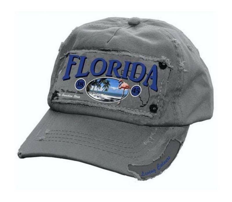 Living Colours Baseball Cap Florida Used Look Living Colours Baseball Cap Florida Used Look von Living Colours